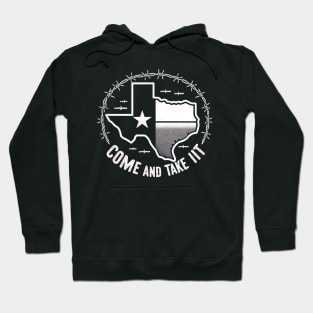 Come and take it, Texas, razor wire Hoodie